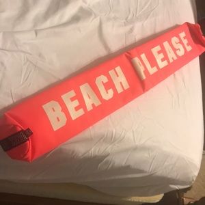PINK skinny beach cooler nwot